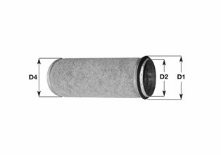 Filtru aer MA1496 CLEAN FILTERS