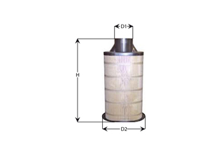 Filtru aer MA1408 CLEAN FILTERS
