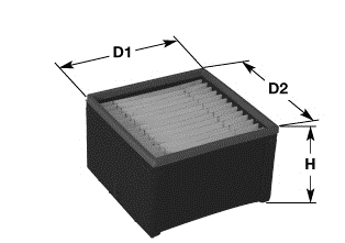 Filtru combustibil MG3604 CLEAN FILTERS