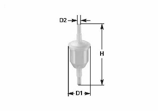 Filtru combustibil MBNA 008 CLEAN FILTERS