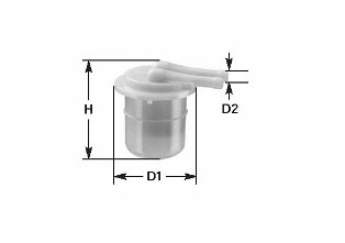 Filtru combustibil MBNA1512 CLEAN FILTERS