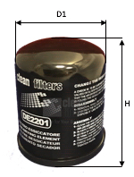 Element filtrant uscator aer, compresor DE2201 CLEAN FILTERS