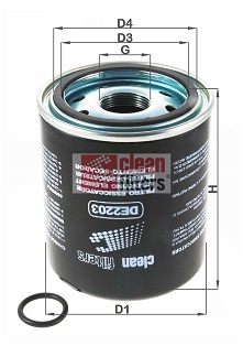 Element filtrant uscator aer, compresor DE2203 CLEAN FILTERS