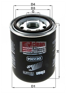 Element filtrant uscator aer, compresor DE2204 CLEAN FILTERS