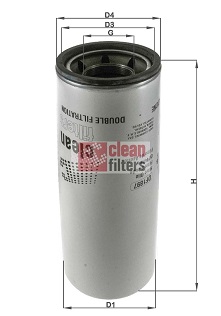 Filtru ulei DF1897 CLEAN FILTERS