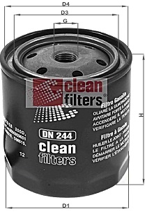 filtru combustibil DN 244 CLEAN FILTERS