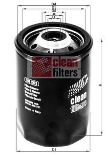 Filtru combustibil DN 253 CLEAN FILTERS
