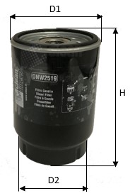 Filtru combustibil DNW2519 CLEAN FILTERS