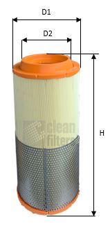 Filtru aer MA1494 CLEAN FILTERS