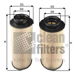 Filtru combustibil MG3614K CLEAN FILTERS