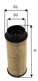 Filtru combustibil MG3616 CLEAN FILTERS