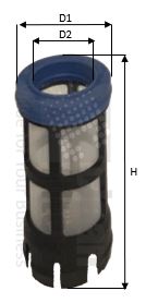 Filtru combustibil MG3635 CLEAN FILTERS