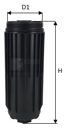 Filtru ulei ML1750K CLEAN FILTERS
