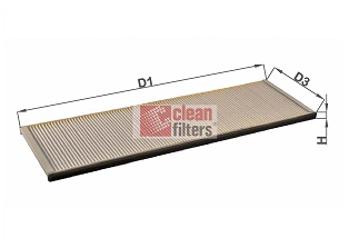 Filtru, aer habitaclu NC2362 CLEAN FILTERS