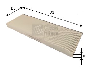 Filtru, aer habitaclu NC2406 CLEAN FILTERS