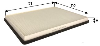 Filtru, aer habitaclu NC2425 CLEAN FILTERS