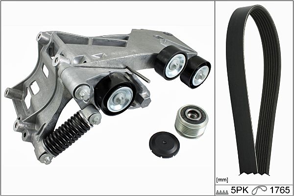 Set curea transmisie cu caneluri 20-1872 HEPU