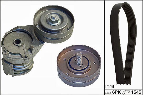 Set curea transmisie cu caneluri 20-1906 HEPU