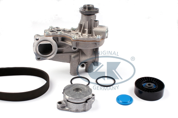 Pompa apa + set curea transmisie cu caneluri K980151K GK