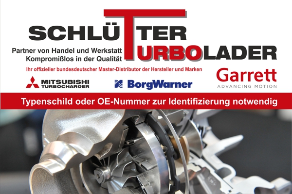 Compresor,sistem de supraalimentare Siehe Typenschild Turb SCHLÜTTER TURBOLADER