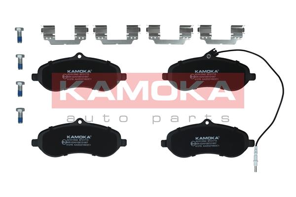 Set placute frana,frana disc JQ1013542 KAMOKA