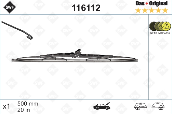 Lamela stergator 116112 SWF