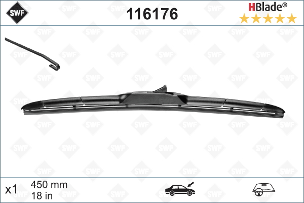 Lamela stergator 116176 SWF