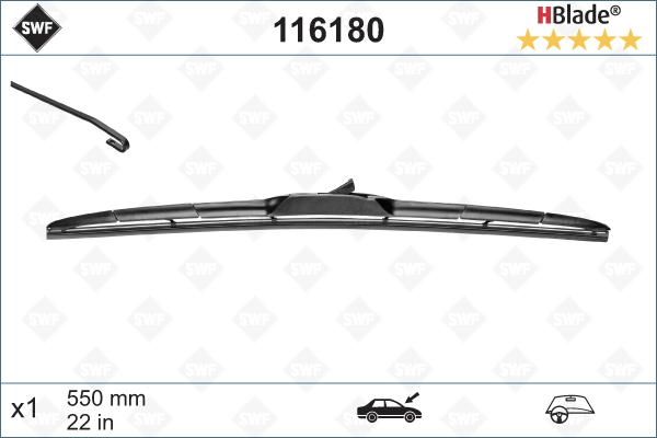 Lamela stergator 116180 SWF