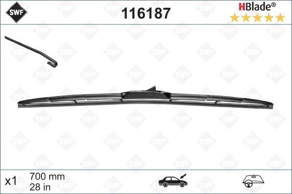 Lamela stergator 116187 SWF