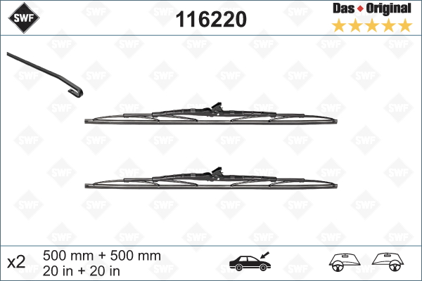 Lamela stergator 116220 SWF