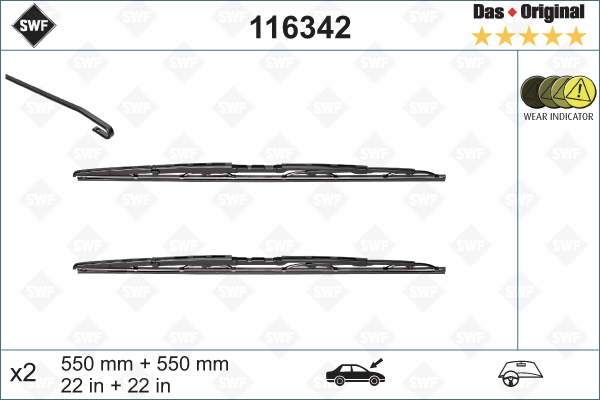 Lamela stergator 116342 SWF