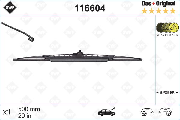 Lamela stergator 116604 SWF