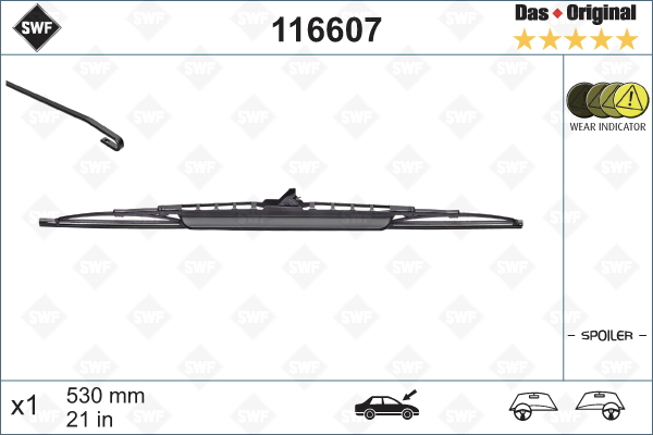 Lamela stergator 116607 SWF