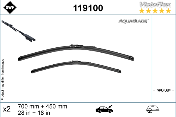 Lamela stergator 119100 SWF