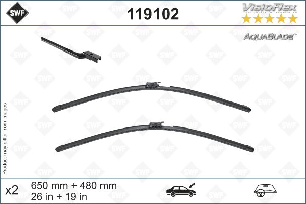 Lamela stergator 119102 SWF