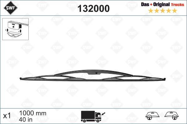 Lamela stergator 132000 SWF