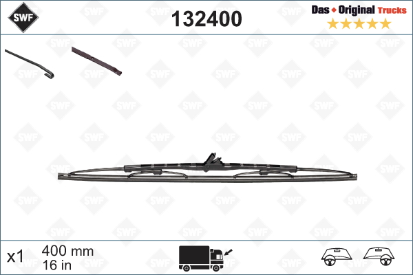 Lamela stergator 132400 SWF