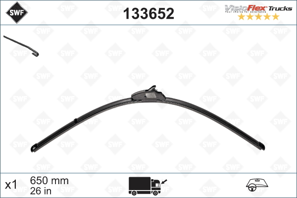 Lamela stergator 133652 SWF