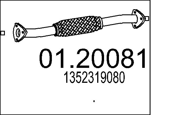 Racord evacuare 01.20081 MTS