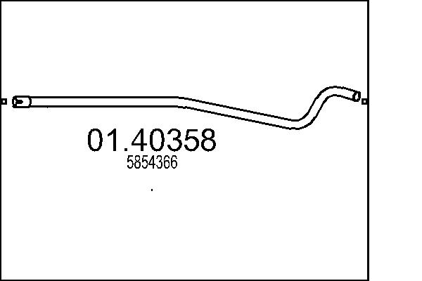 Racord evacuare 01.40358 MTS