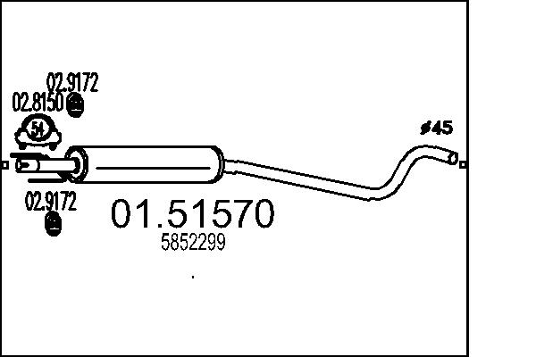 Toba esapamet intermediara 01.51570 MTS