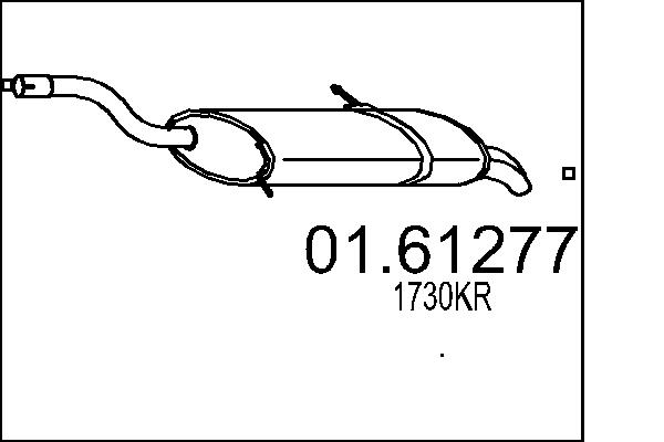Toba esapament finala 01.61277 MTS