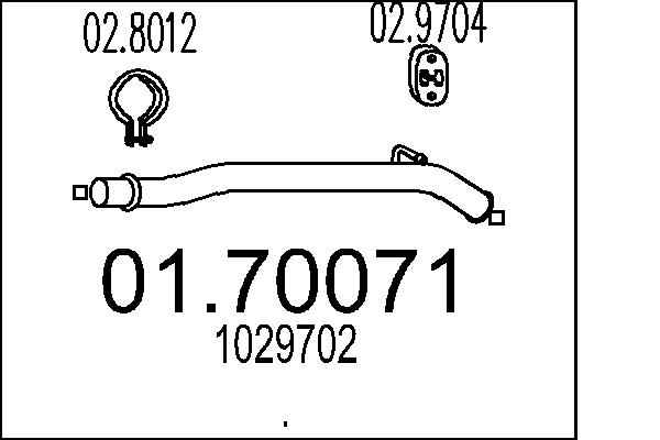 Racord evacuare 01.70071 MTS