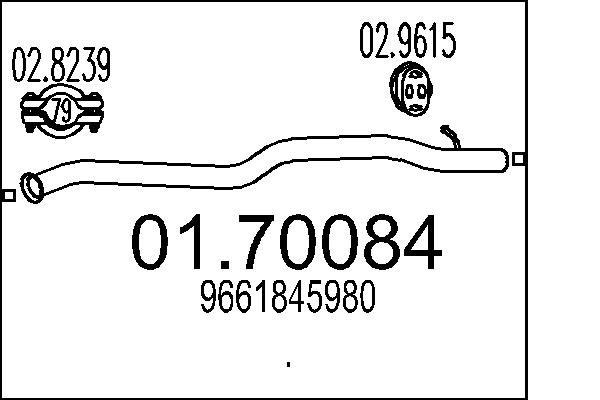 Racord evacuare 01.70084 MTS