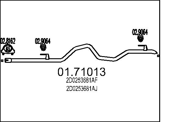 Racord evacuare 01.71013 MTS