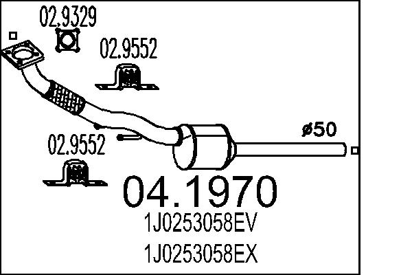 Catalizator 04.1970 MTS