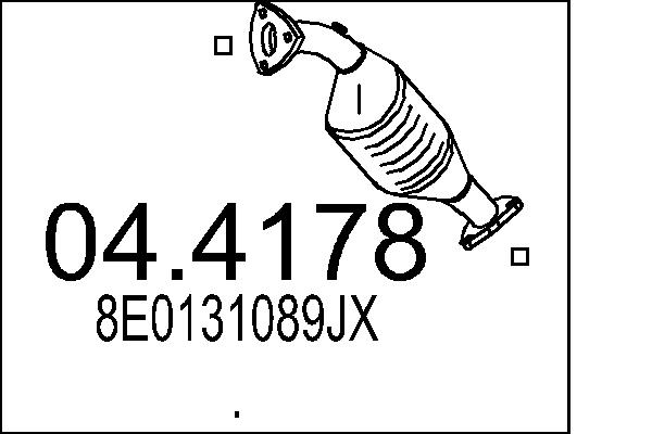 Catalizator 04.4178 MTS