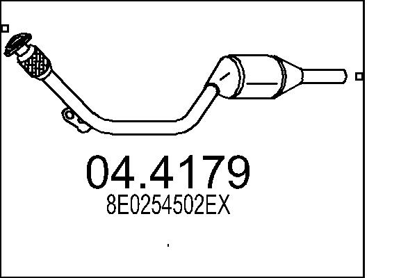 Catalizator 04.4179 MTS