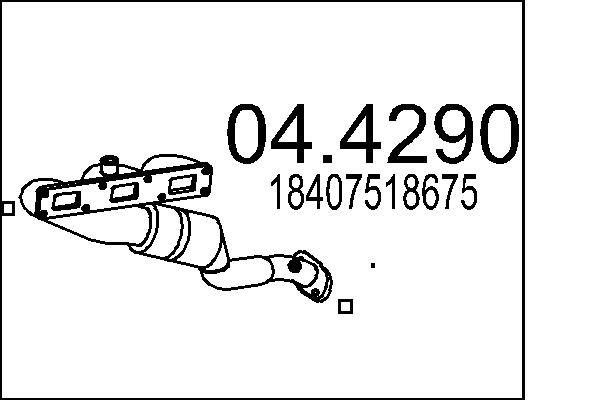 Catalizator 04.4290 MTS