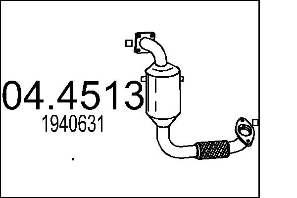 Catalizator 04.4513 MTS